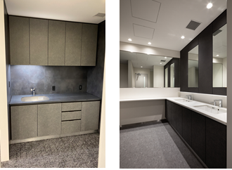 ▲パントリー　　　　　　　　▲女性用トイレ