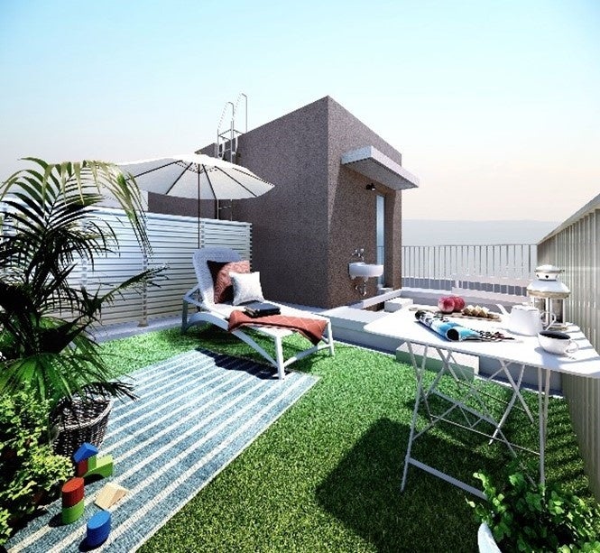 ルーフテラス完成予想CG