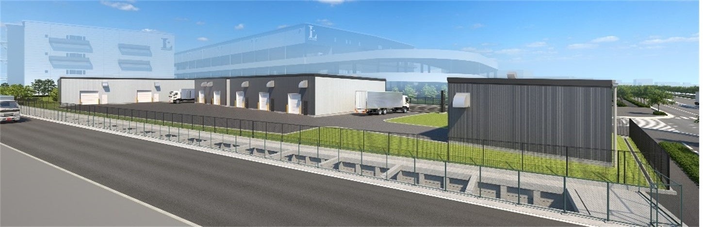 ▲『LOGIFRONT越谷Ⅲ』外観完成予想CG