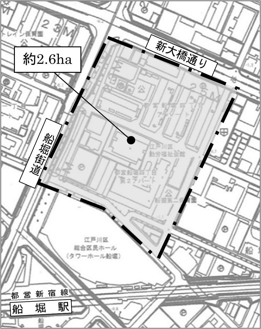 船堀四丁目地区第一種市街地再開発事業」都市計画決定について | 日鉄