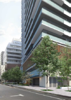 西側道路からの景観イメージ（CGパース）