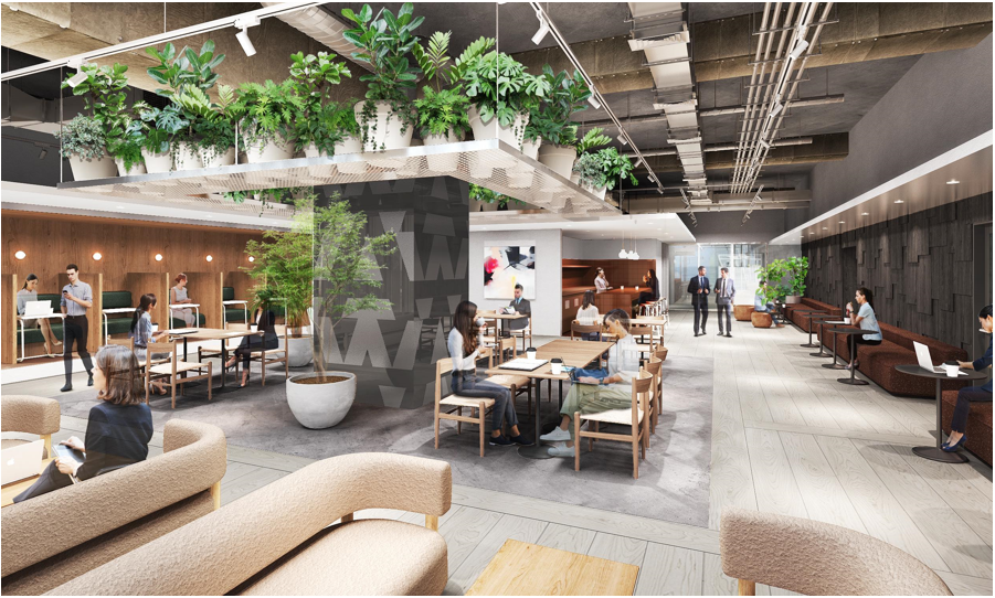 ■シェアオフィス（オープンエリア）