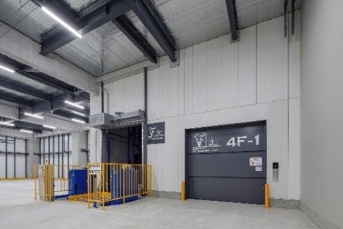 ▲荷物用ELV・垂直搬送機