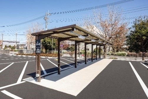 ▲ミニバイク置場