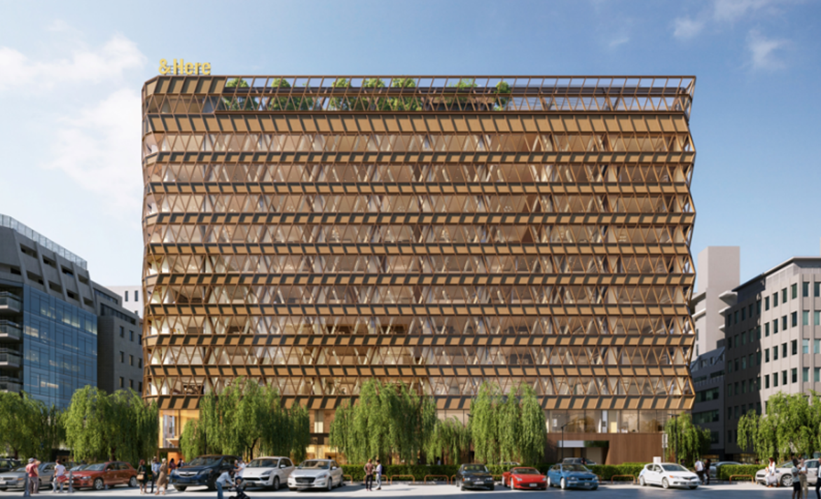 当社初 高層ハイブリッド木造ホテル「（仮称）木挽ビルホテル計画」着工 国土交通省「優良木造建築物等整備推進事業」先導枠に採択