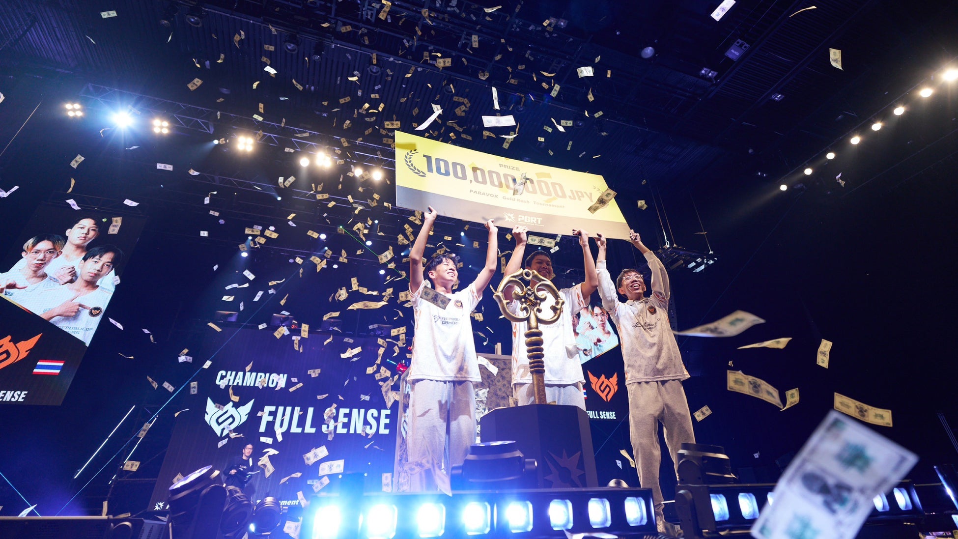 東南アジア代表「FULL SENSE」、賞金1億円eスポーツ大会で優勝! 東南アジア代表「FULL SENSE」、賞金1億円eスポーツ大会で優勝!