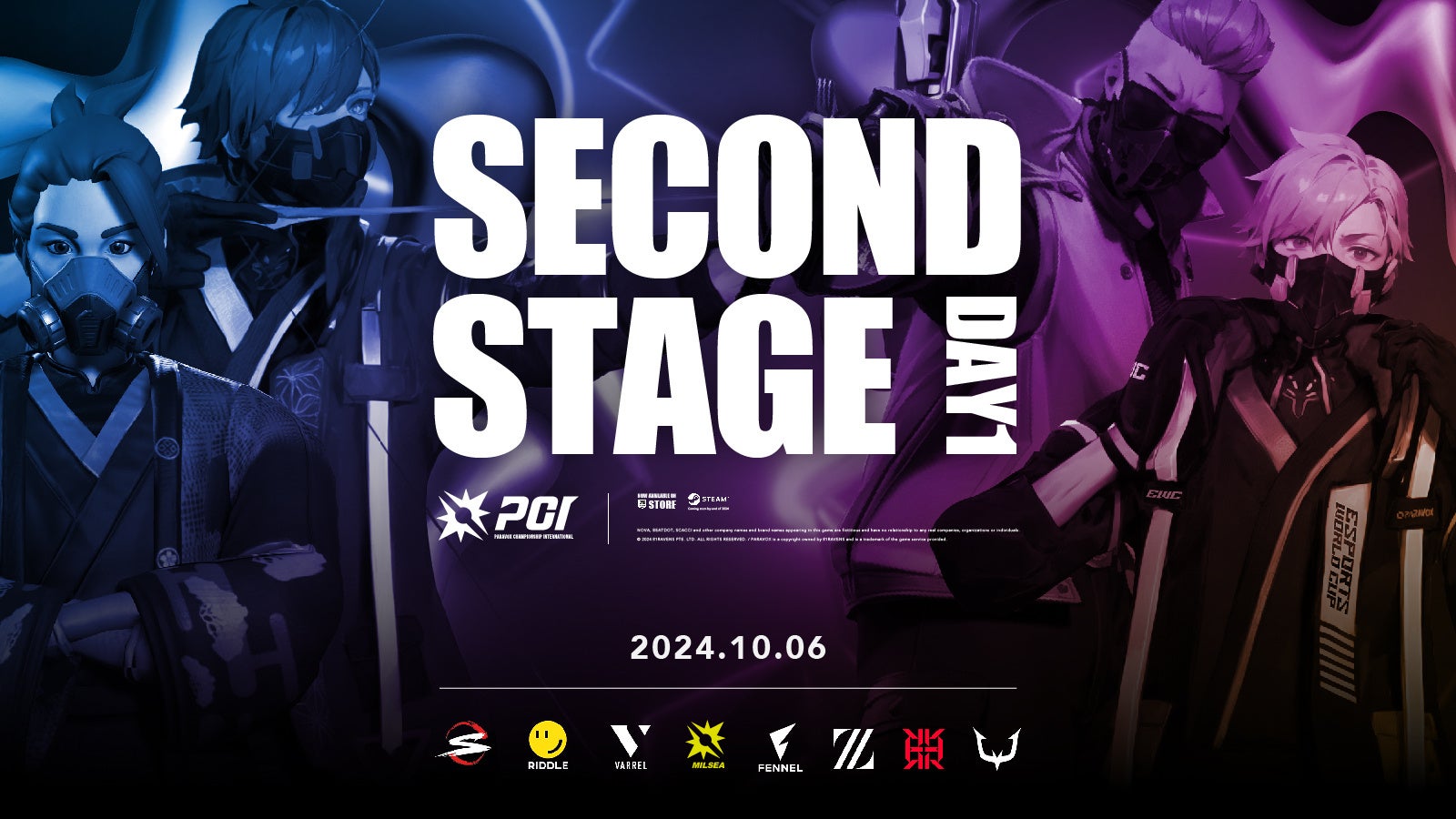 PARAVOX公式eスポーツ大会「PCI」日本地域セカンドステージDAY1開幕! PARAVOX公式eスポーツ大会「PCI」日本地域セカンドステージDAY1開幕!