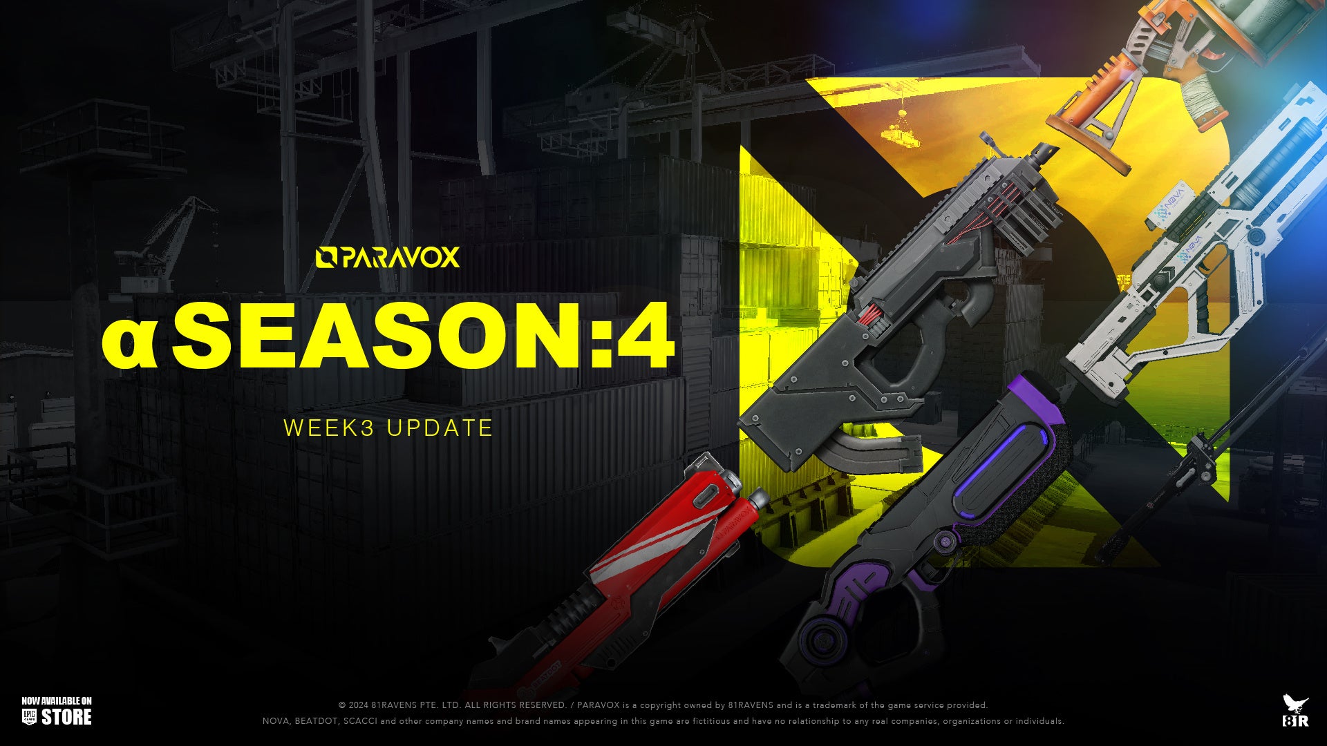 PARAVOX αSEASON4 Week3更新!バランス調整&新スキン実装! PARAVOX αSEASON4 Week3更新!バランス調整&新スキン実装!