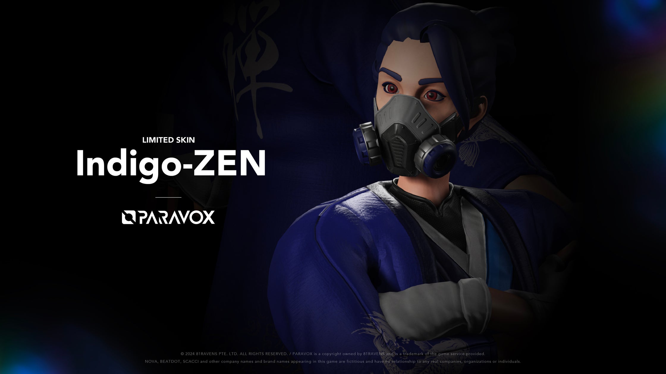 PARAVOX新スキンIndigo-ZEN!和×近未来デザイン公開!3/6配信開始 PARAVOX新スキンIndigo-ZEN!和×近未来デザイン公開!3/6配信開始