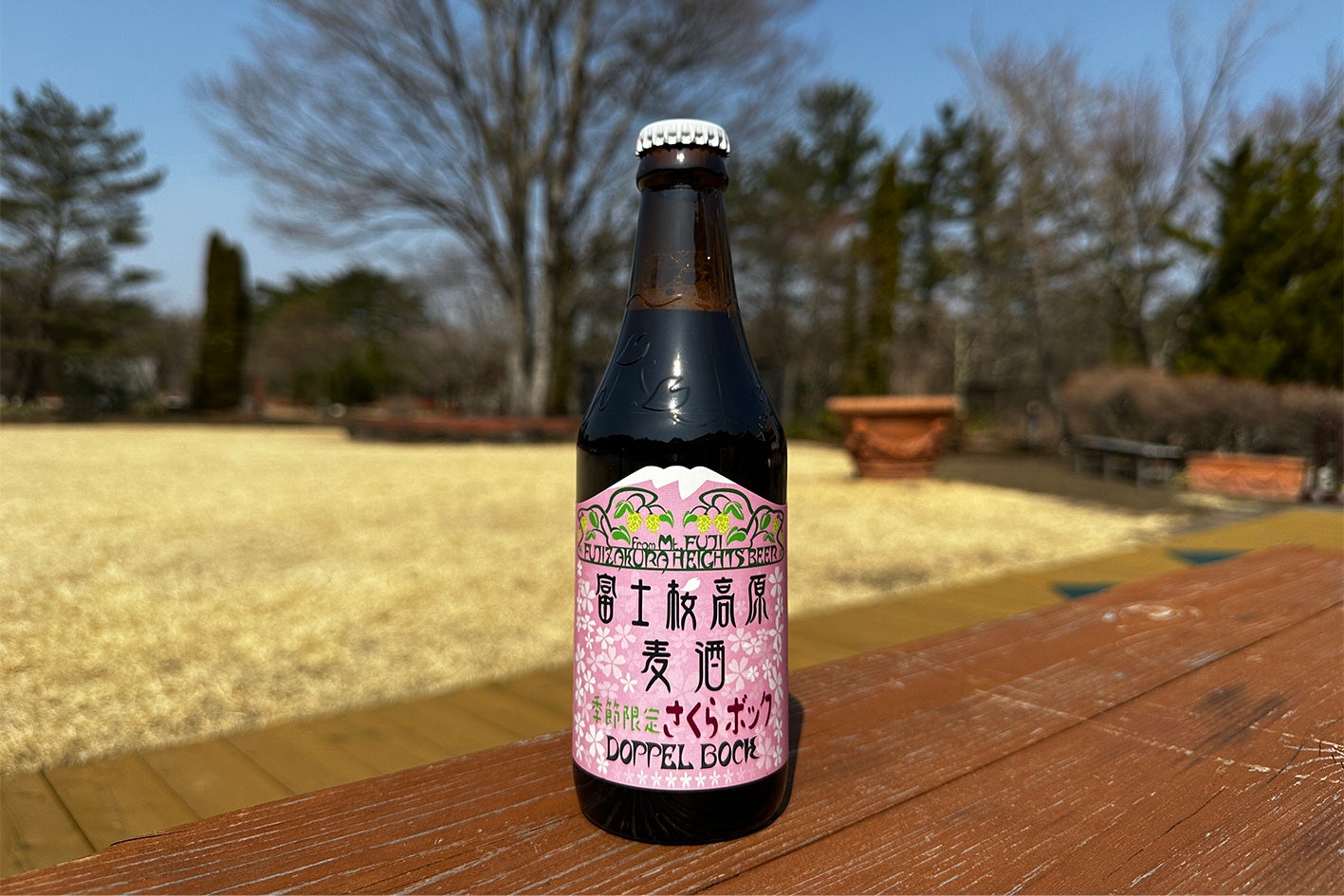 春限定クラフトビール 桜の開花時期に合わせ醸造。富士桜高原