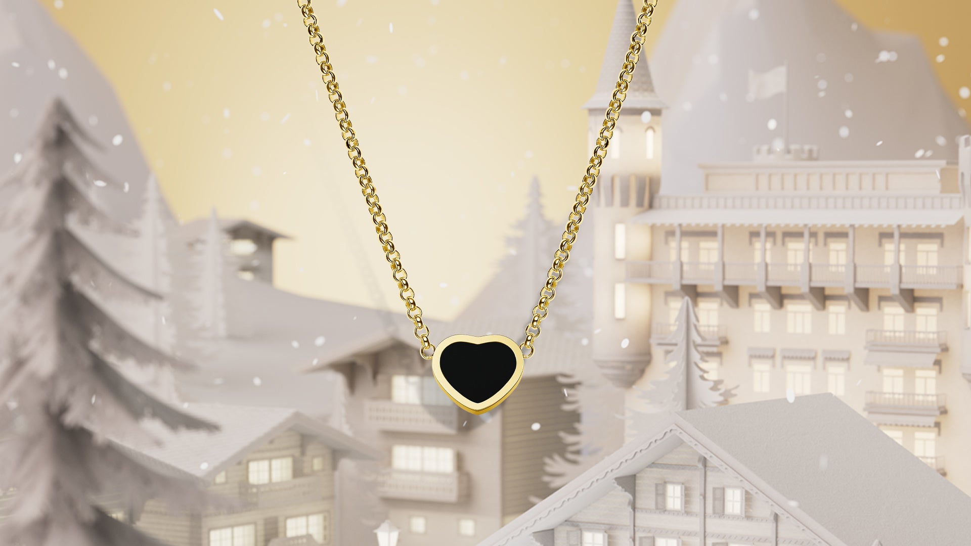 【Chopard】2026年ホリデーシーズン限定「マイ ハッピーハート」イエローゴールド×オニキスの特別なネックレスが登場