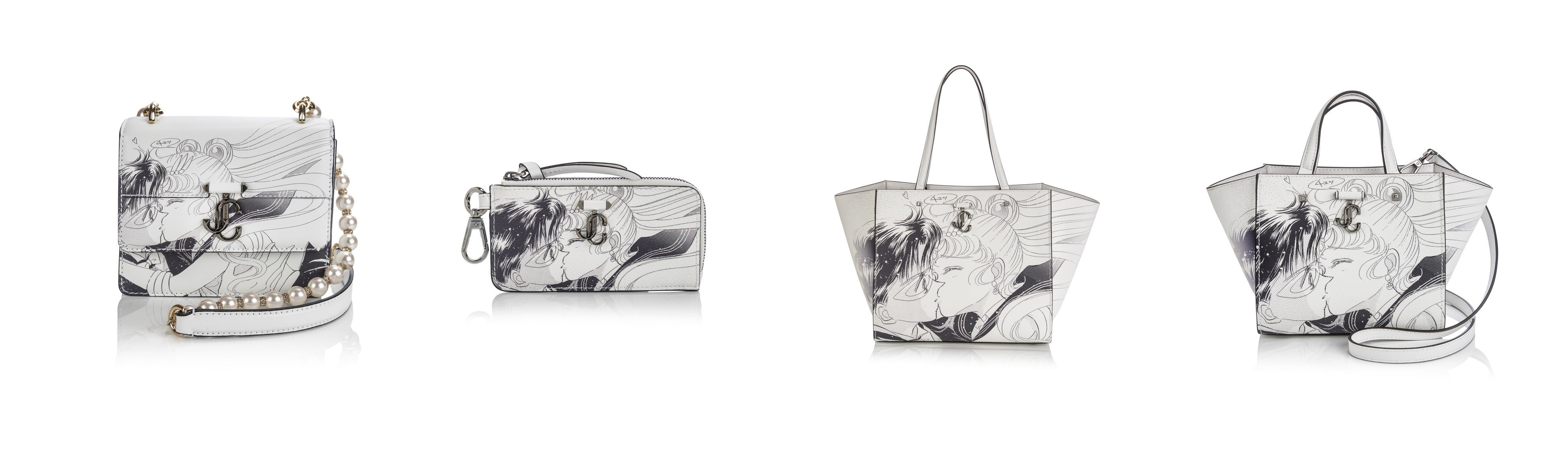 セーラームーン ジミーチュウ トート S モノクロ 原画 ジミー チュウ