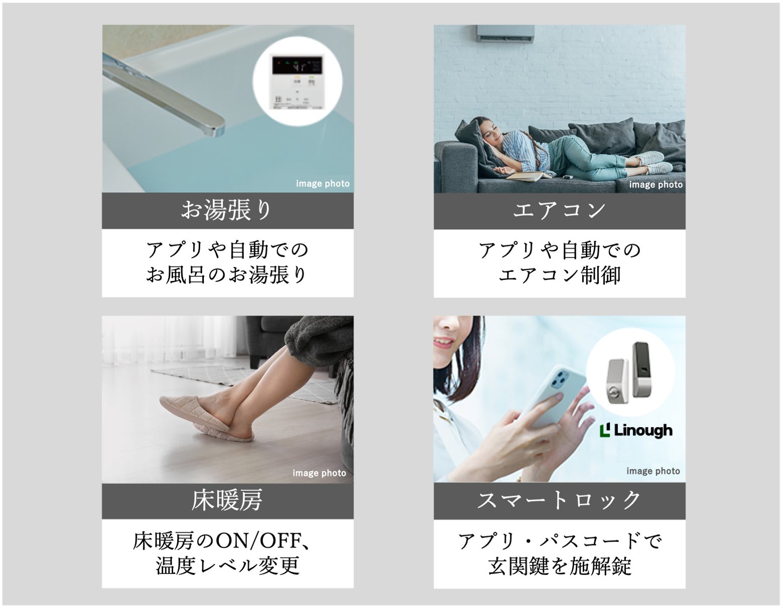 ホームタクトで使用できる機器
