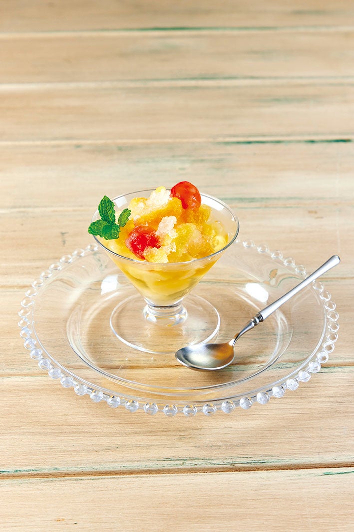 レモンウイスキーシャーベット