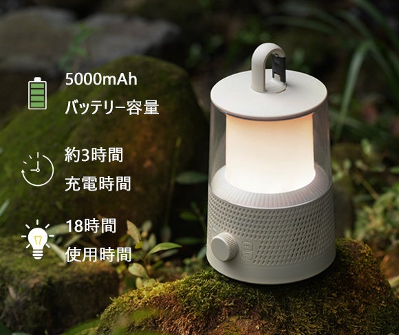 キャンプライト&スピーカー&懐中電灯&カラオケと1台4役の「LYD1」