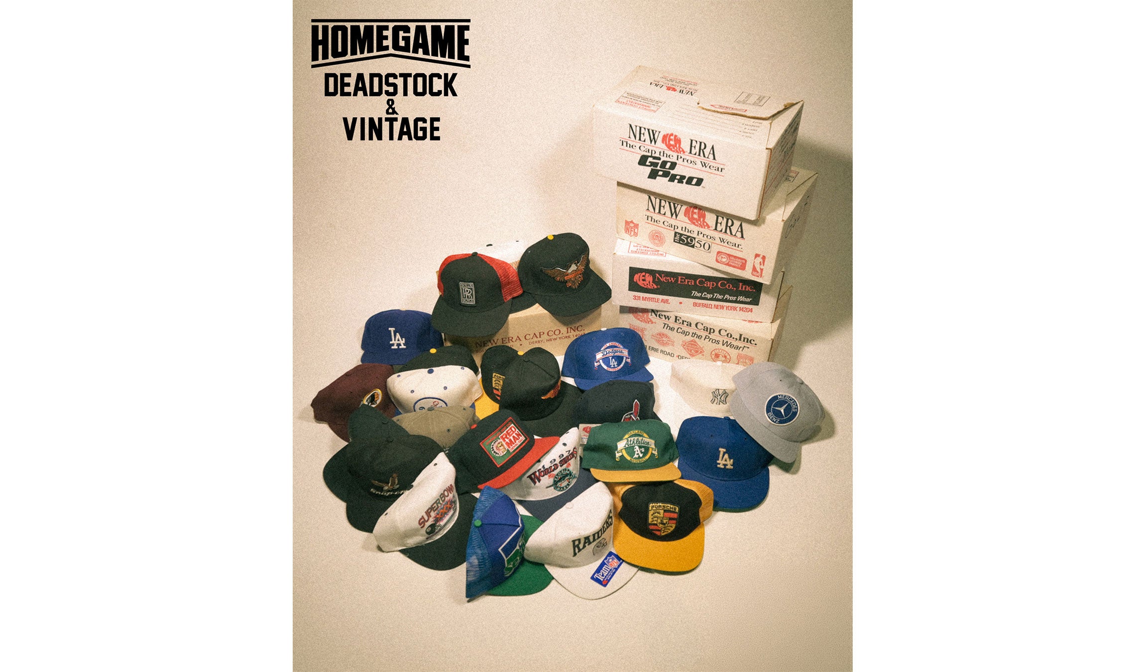 HOMEGAME DEADSTOCK&VINTAGE COLLECTIONが3/28(土) より発売開始!
