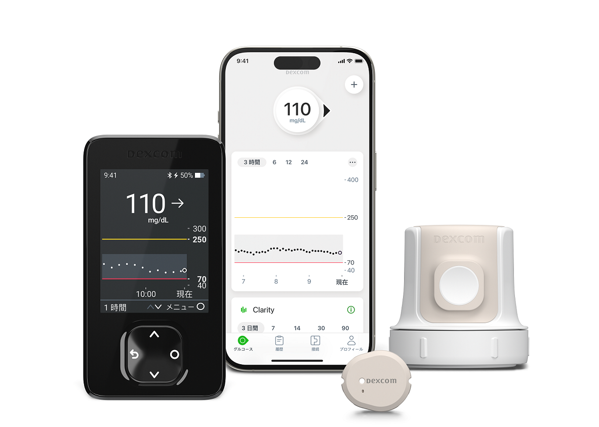 デクスコムジャパン、糖尿病のある方の日常の血糖マネジメントを容易に