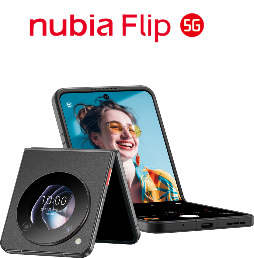 日本本格展開スタートの「nubia」より「nubia Flip 5G」「nubia Ivy」3