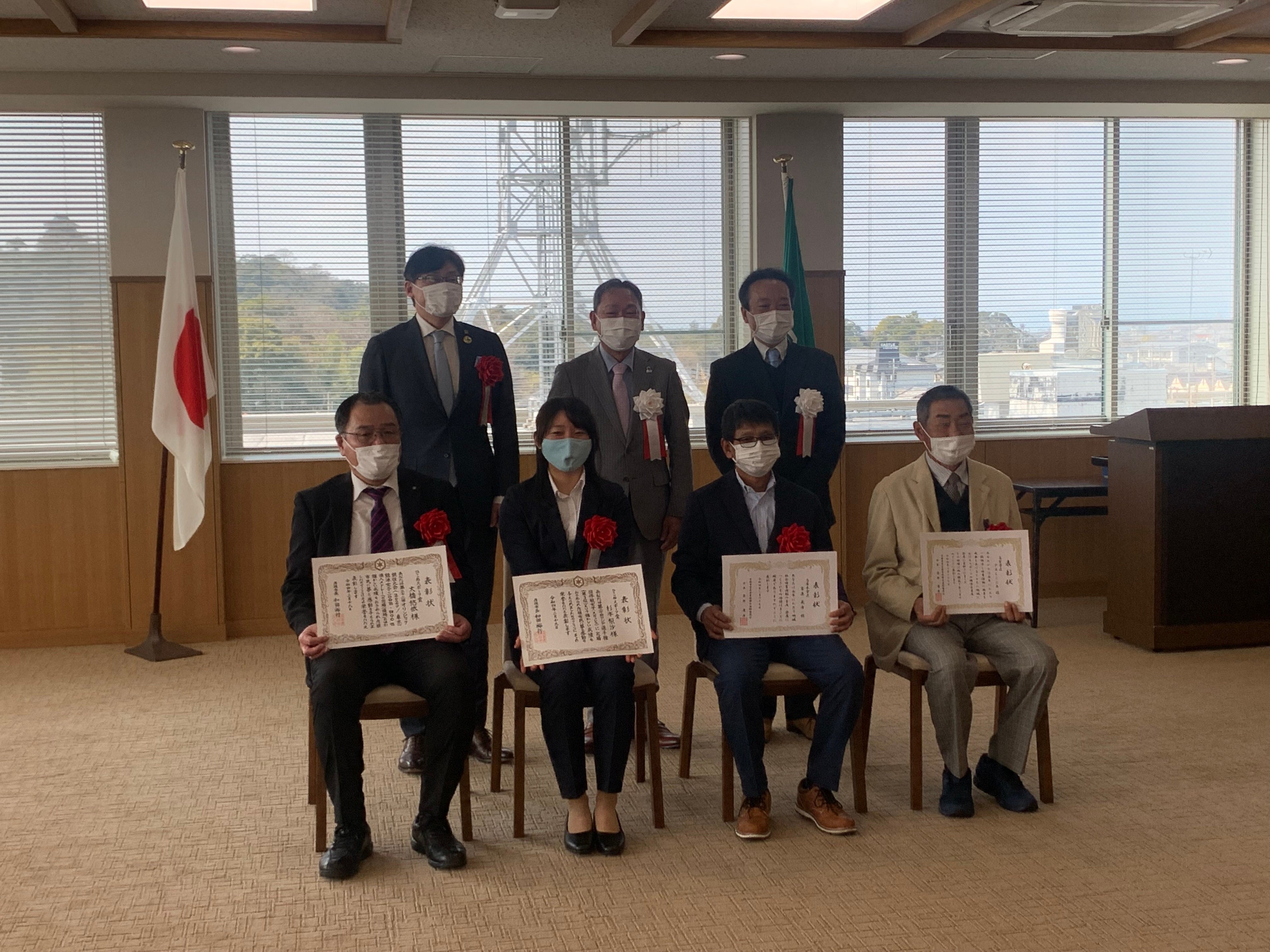 彦根スポーツ賞授賞式の様子