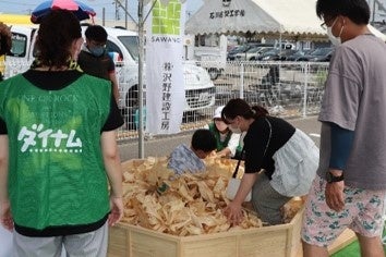 かんな屑プール