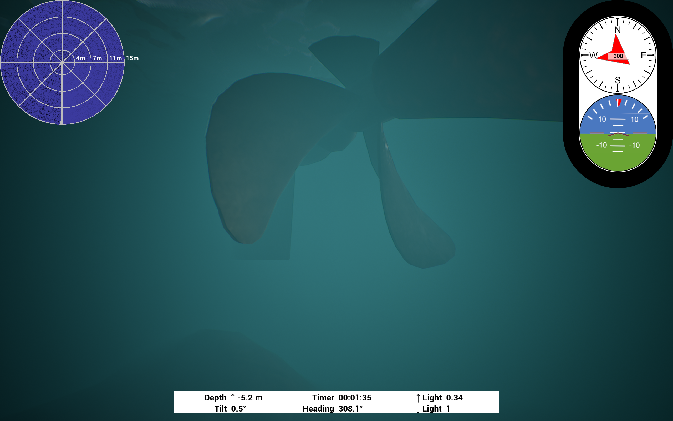 大型船舶のプロペラ