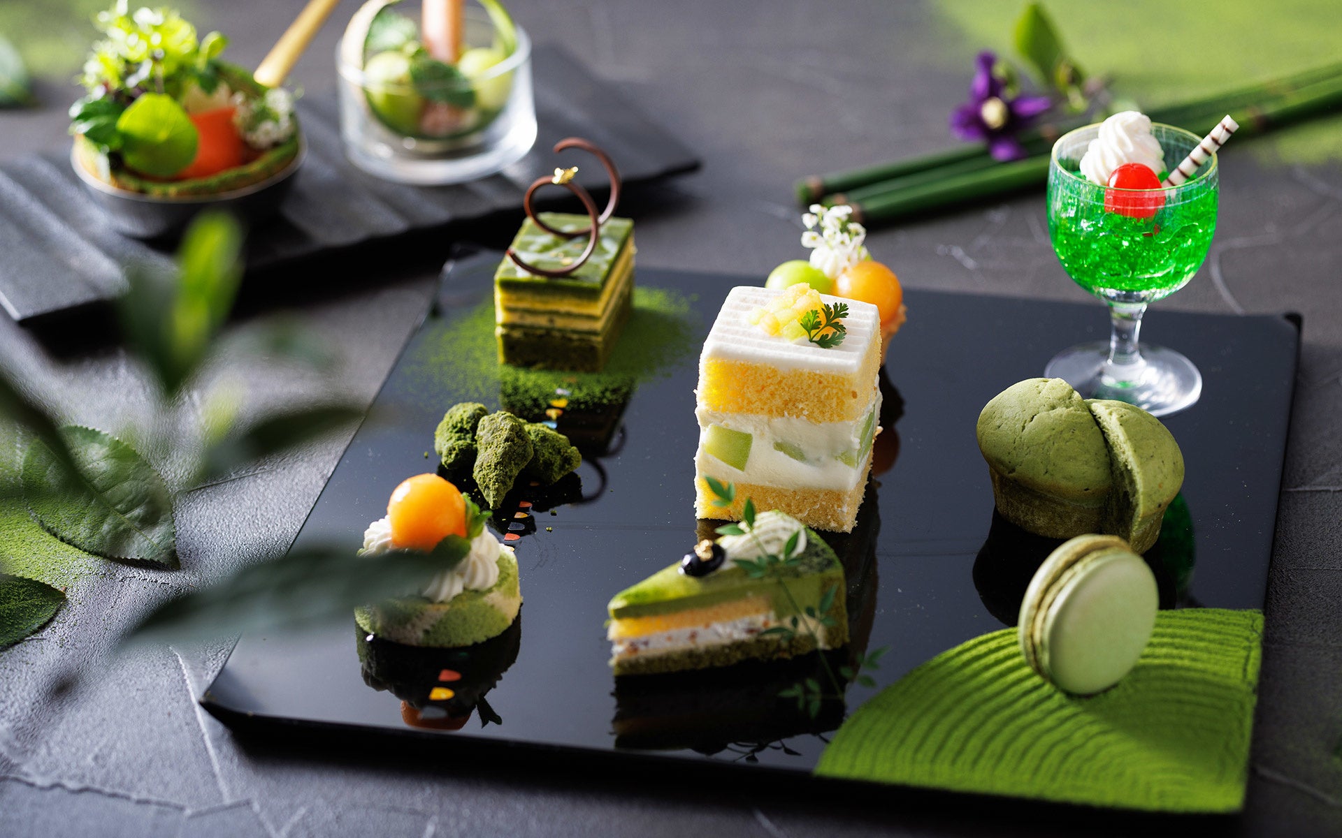 浅草ビューホテル 高層階からの眺めも絶景 新緑の庭園をイメージした和テイストのアフタヌーンティーを販売 日本ビューホテル株式会社のプレスリリース