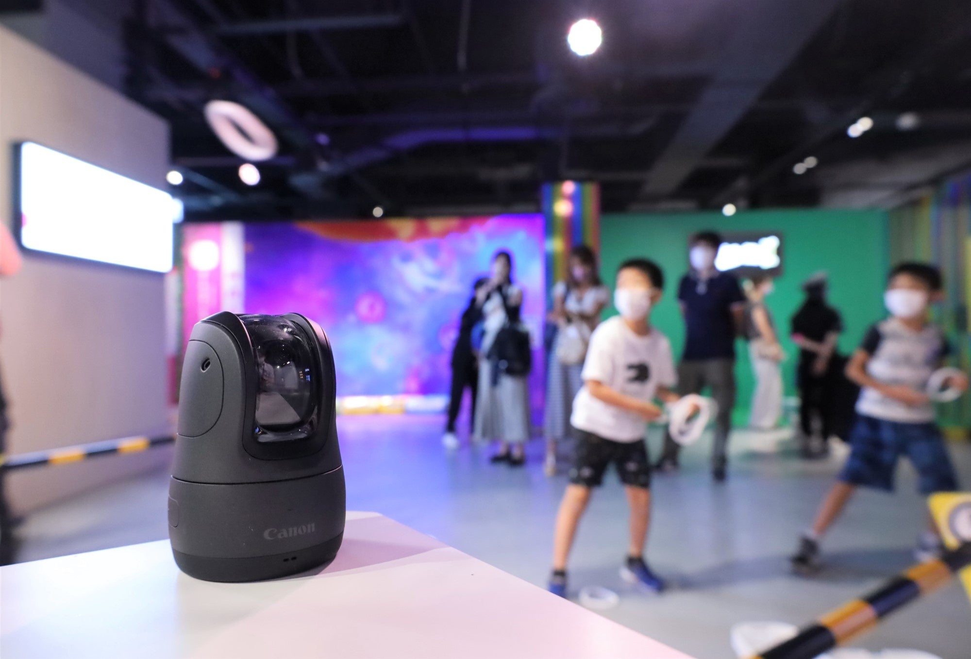 楽しむ様子を自動撮影