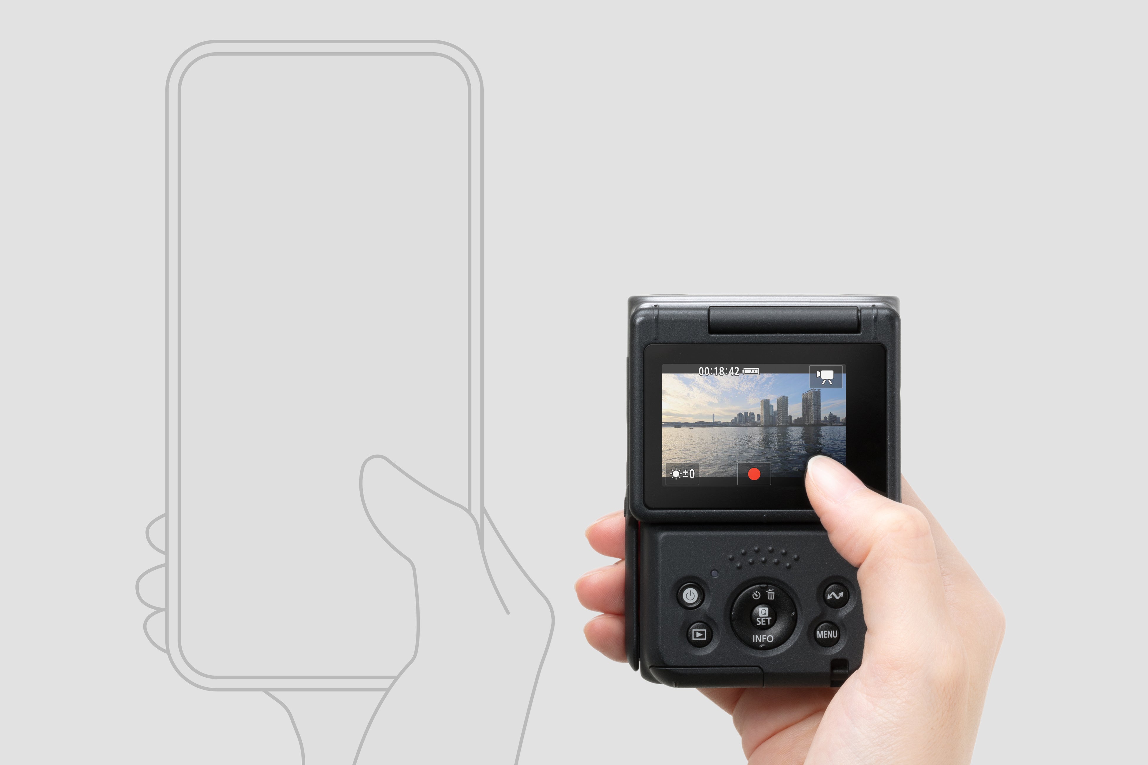 縦型スタイルでスマホライクな操作が可能