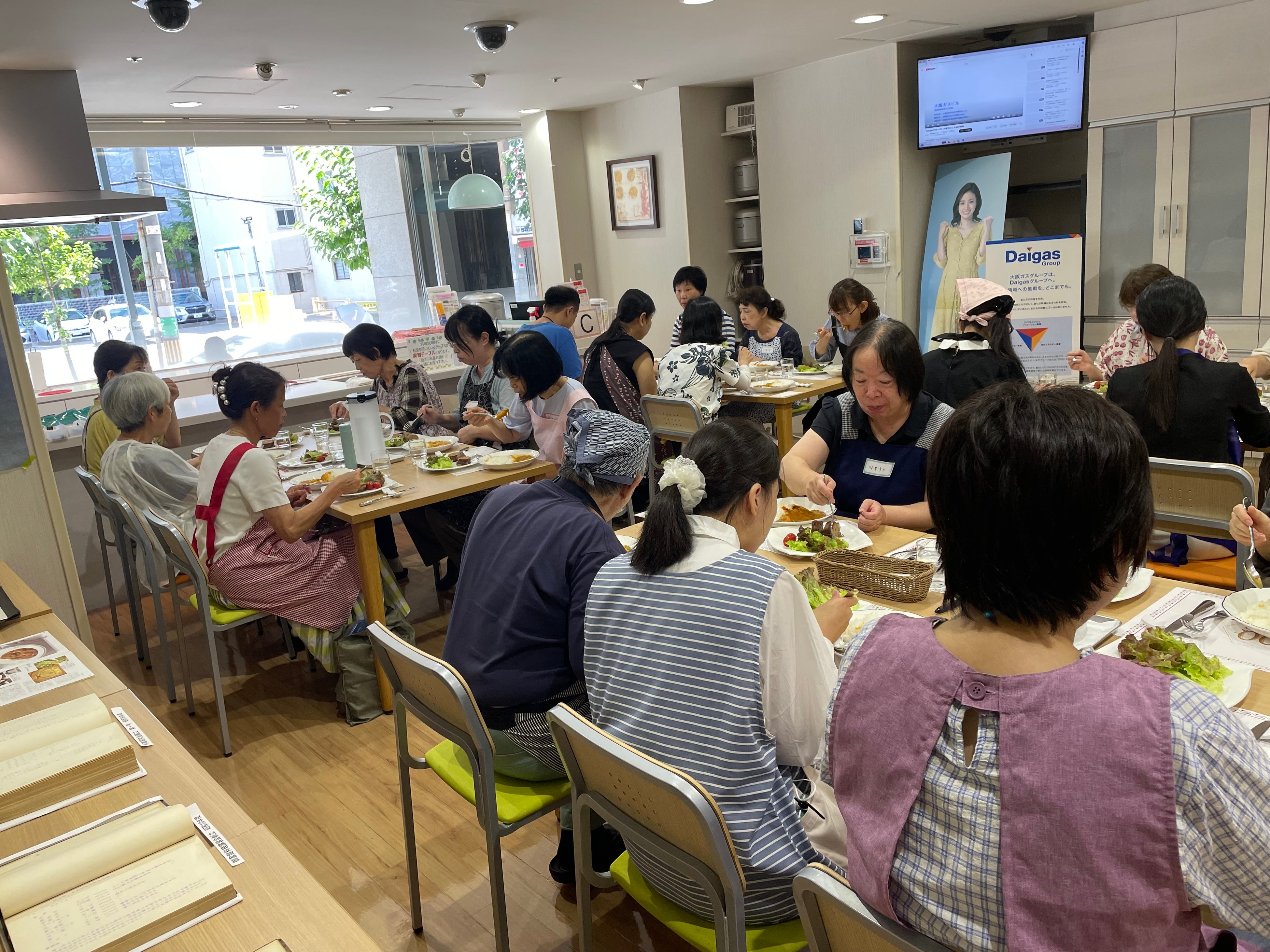 実習で作ったものを試食