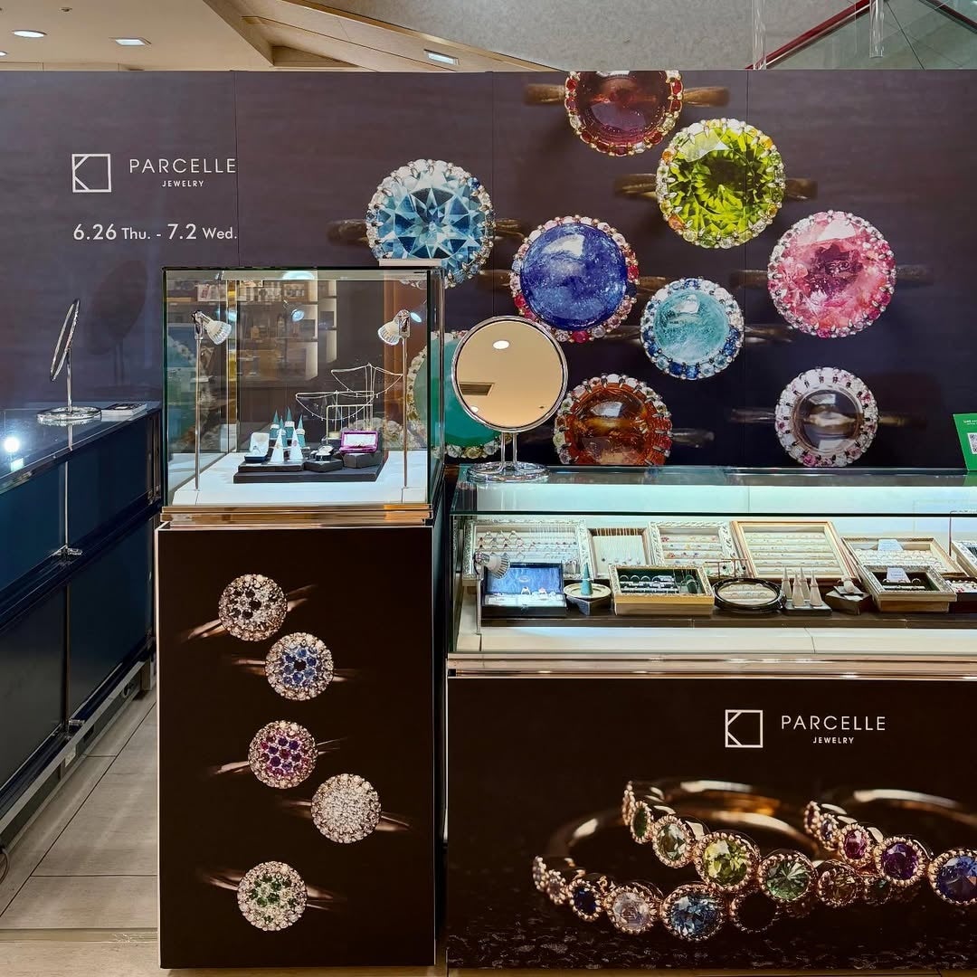 【PARCELLE JEWELRY】大分・トキハで POP UP SHOP を開催