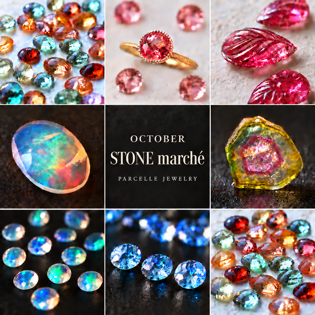 【PARCELLE JEWELRY】10月の「STONE marché」を全国9店舗で開催