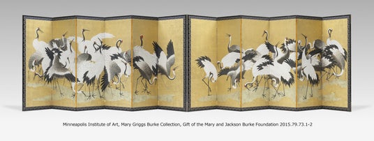 ミネアポリス美術館蔵「群鶴図屏風」の高精細複製品を兵庫県立歴史博物館に寄贈 綴プロジェクトで石田幽汀ゆかりの地への里帰りを実現 ミネアポリス美術館蔵「群鶴図屏風」の高精細複製品を兵庫県立歴史博物館に寄贈 綴プロジェクトで石田幽汀ゆかりの地への里帰りを実現