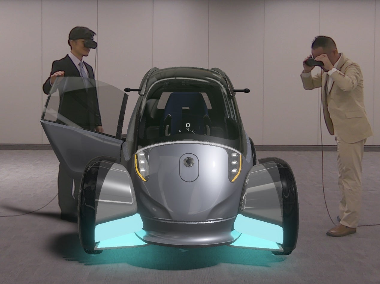 CGを実寸大で表示しデザイン検証