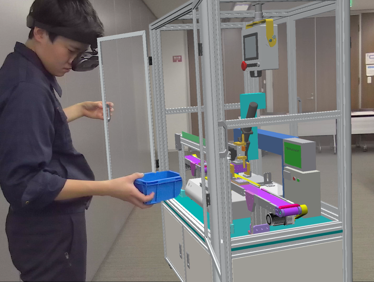 CGと現物を組み合わせて作業性検証