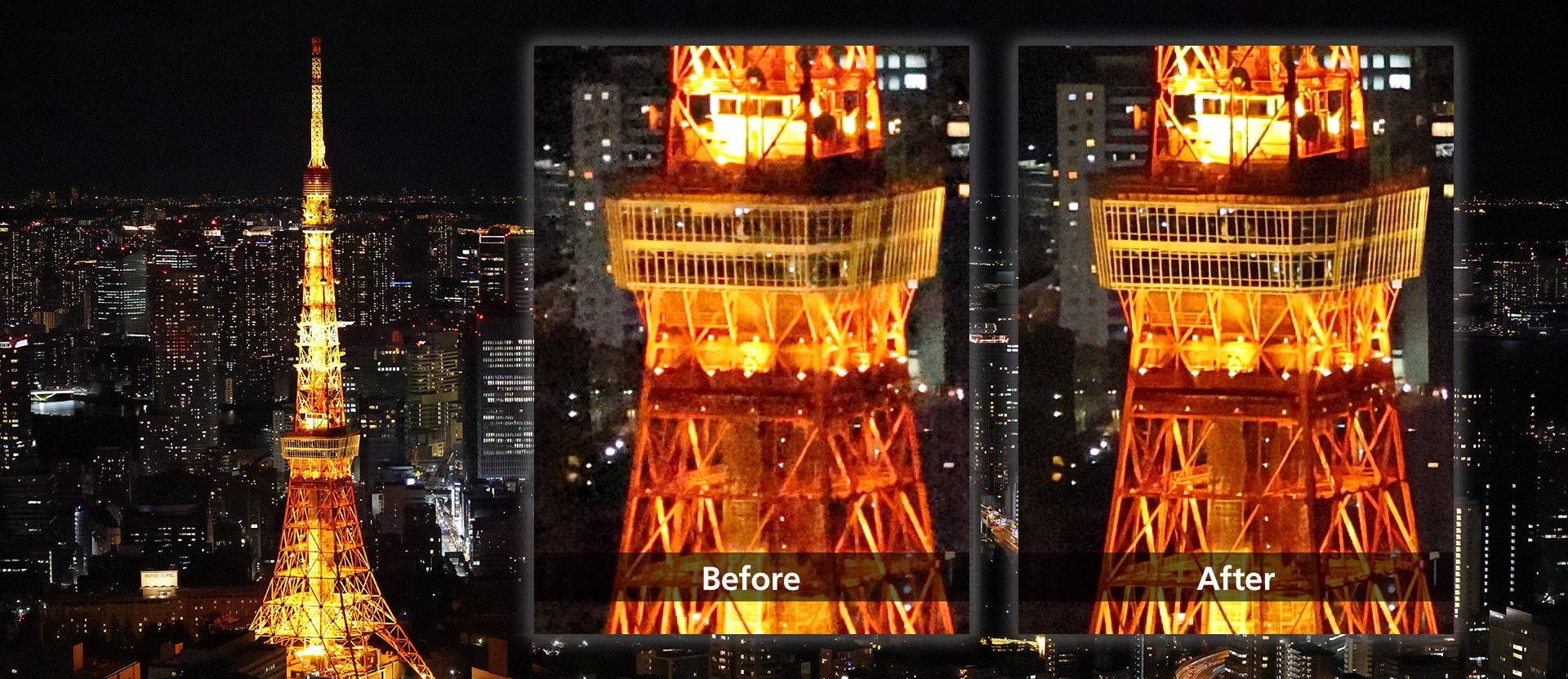 「ディープラーニング画像処理技術」を適用して高画質な写真表現を実現