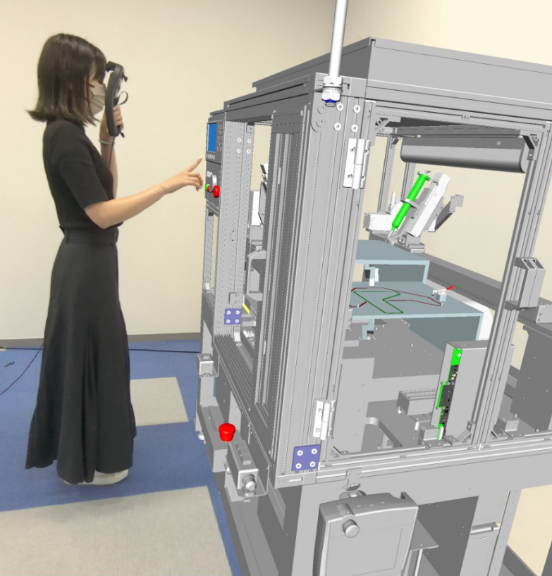 3D CADデータの生産設備データを再現