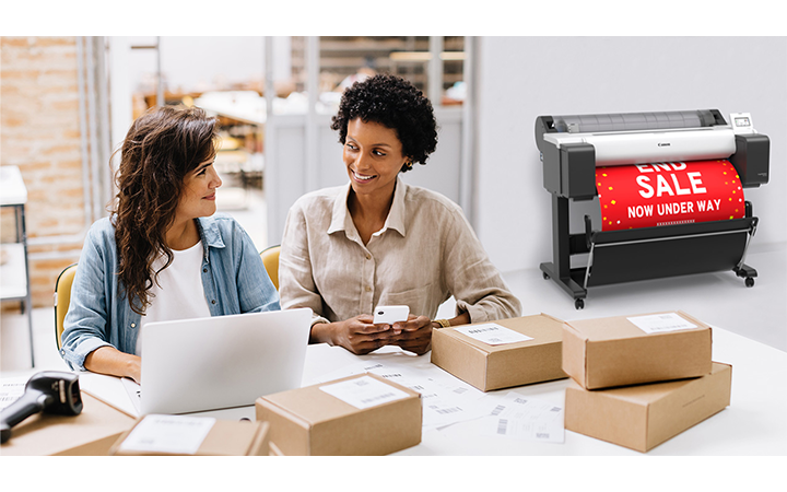 色鮮やかなポスターを作成