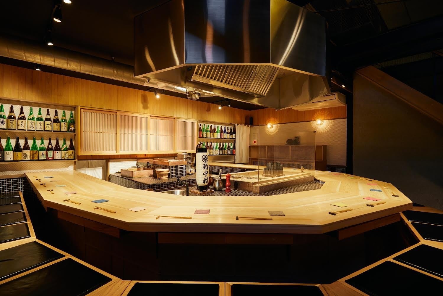 おすしと原始焼 金沢 なかむら カウンター