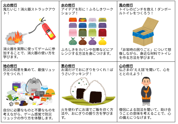 “遊んで学べる”子ども向け防災ワークショップ「地獄レスキュー！ぼうさい修行ラリー」を9/7に開催
