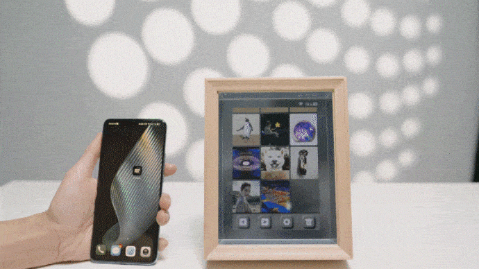 フォトフレーム JO 木製額縁 FW-04 ブラウン ワイド4切サイズ - ハクバ写真産業