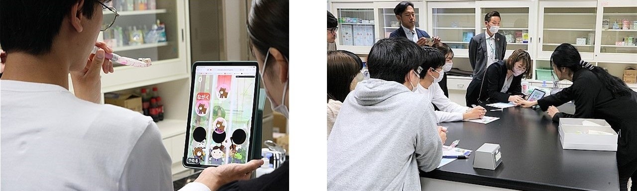 広島国際大学】ゲームを楽しみながら呼吸や嚥下のトレーニング