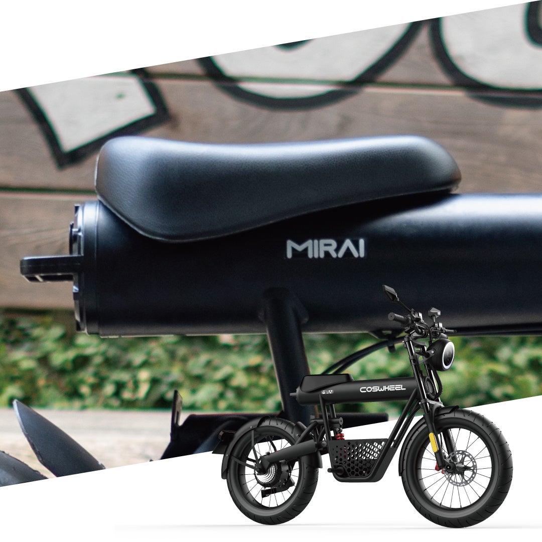 COSWHEEL MIRAI1000とMIRAI500 電動バイク 原付二種1000Wと原付