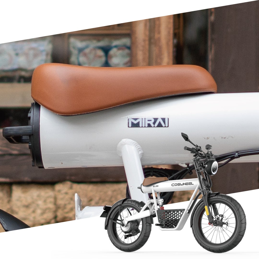 COSWHEEL MIRAI1000とMIRAI500 電動バイク 原付二種1000Wと原付
