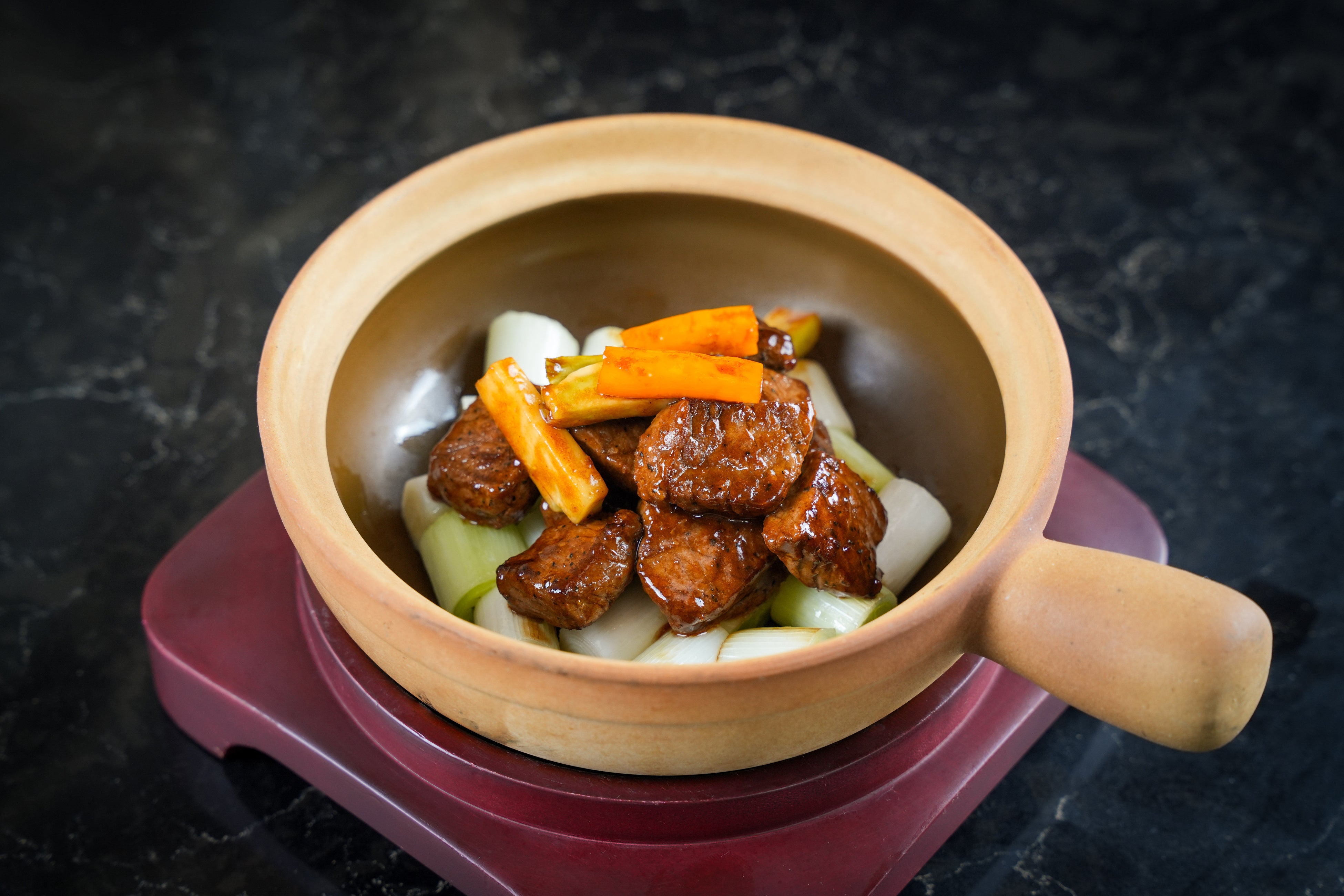 A5 和牛肉の葱炒め