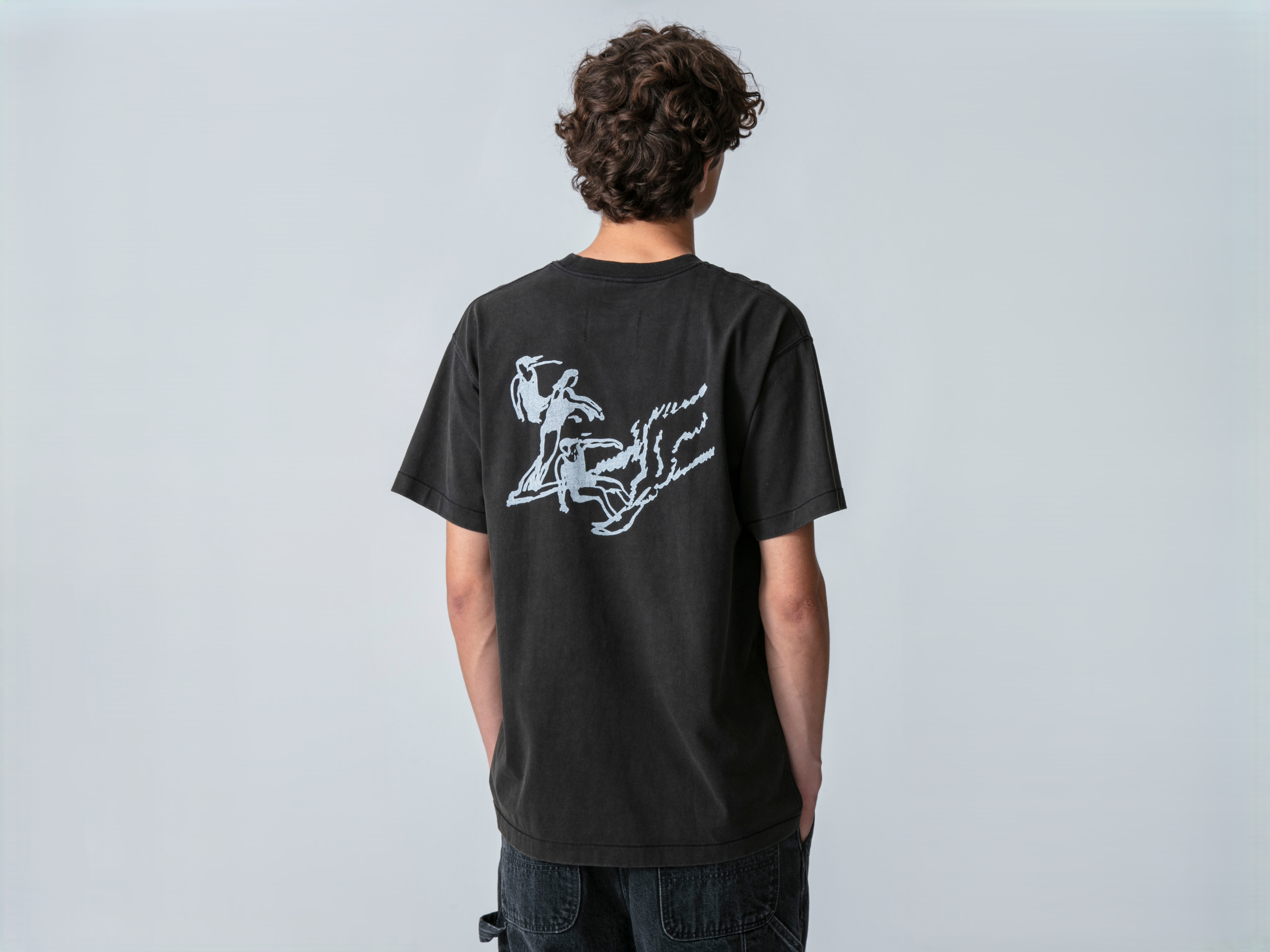 ロンハーマン RHC Tシャツ 黒 Mサイズ HUNDREDCLUB RHCロゴ Tシャツ M