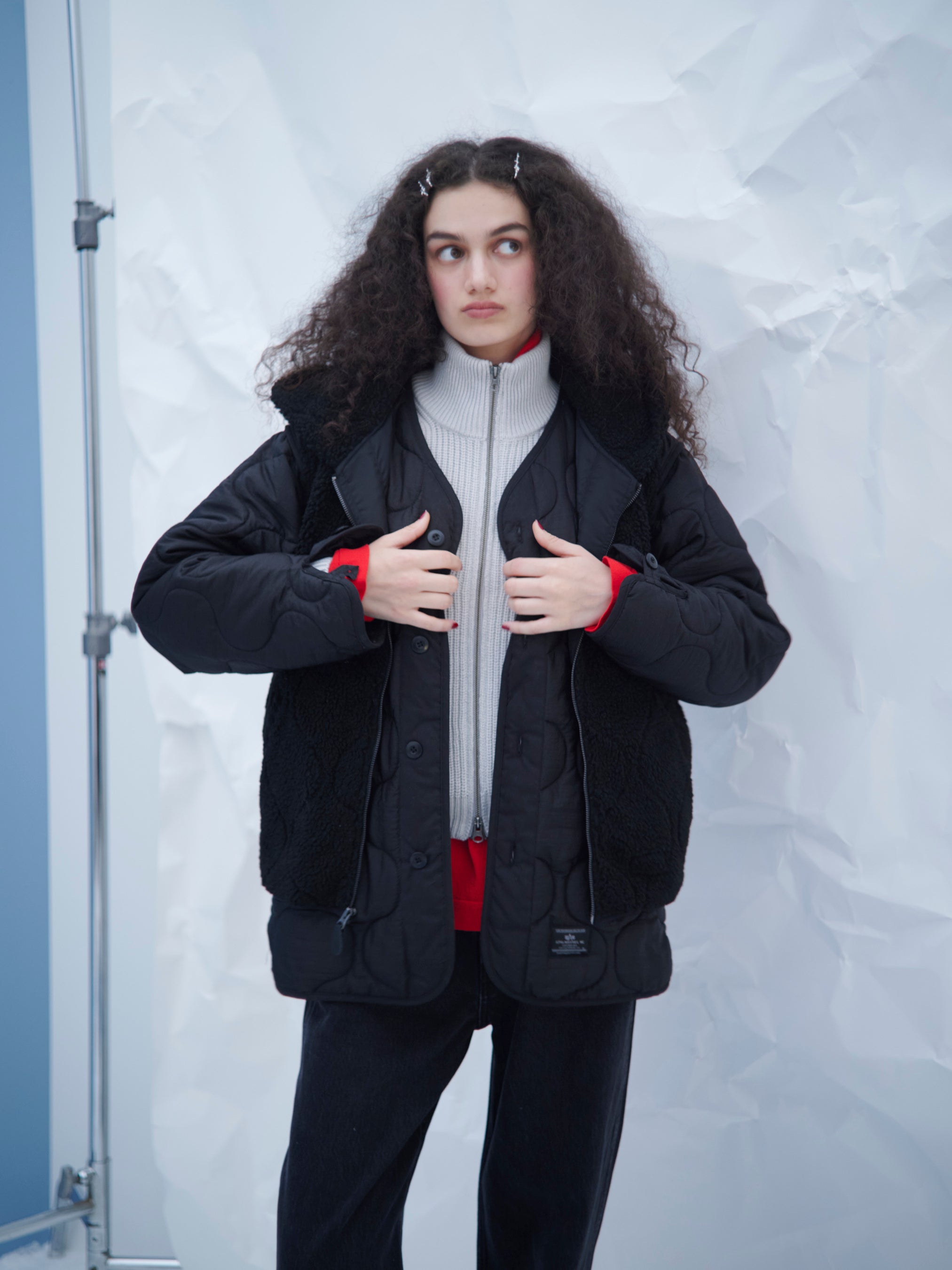 RHCロンハーマン別注LSD ブラック ジャケット ディキーズ(新品、未使用品) RHC ロンハーマン】HELLY HANSENやVACHEMENT、ALPHA INDUSTRIES