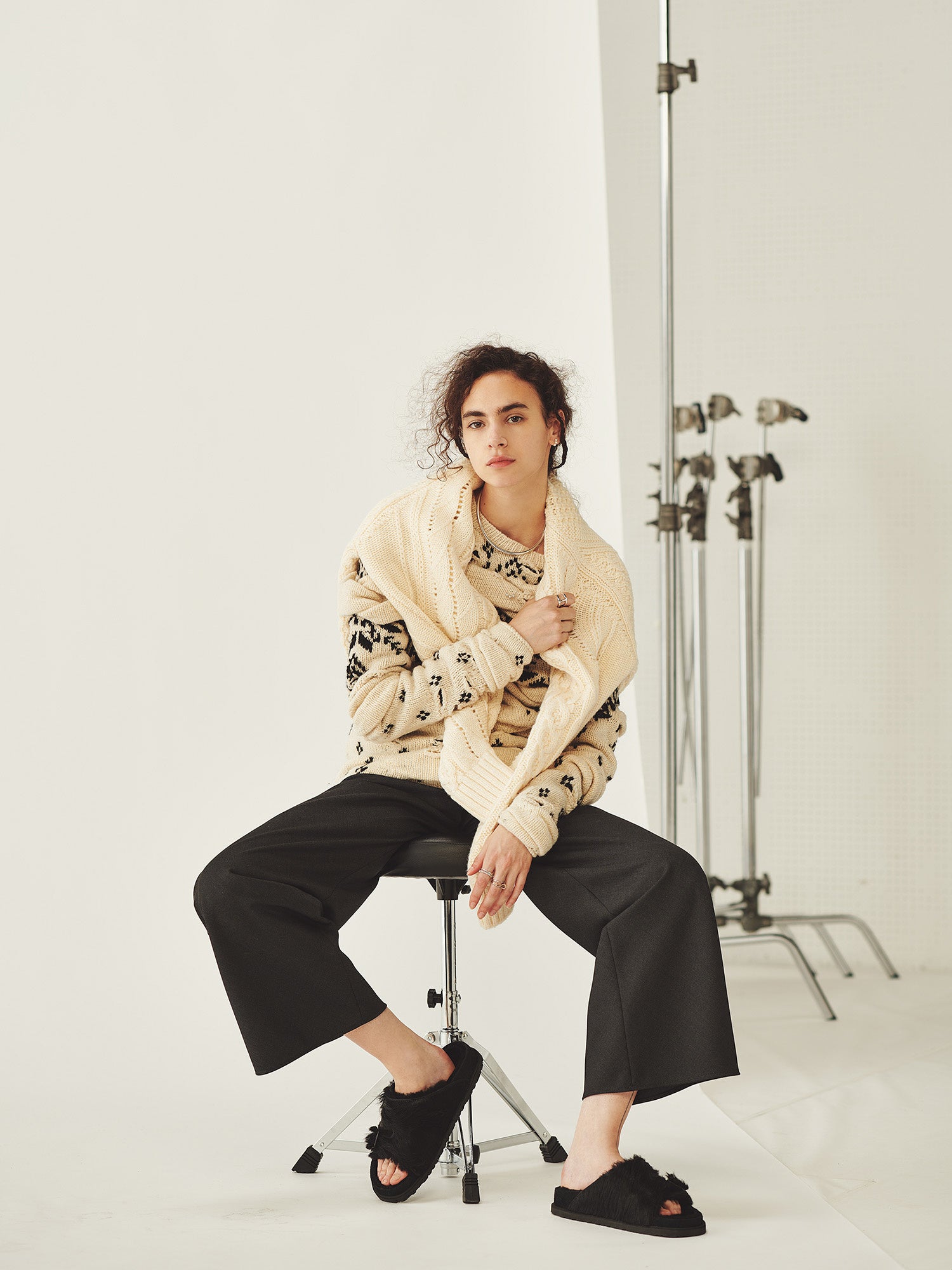 RonHerman ロンハーマン　ジップカウチン　夜明けモチーフ柄 RonHerman ロンハーマン ジップカウチン 夜明けモチーフ柄