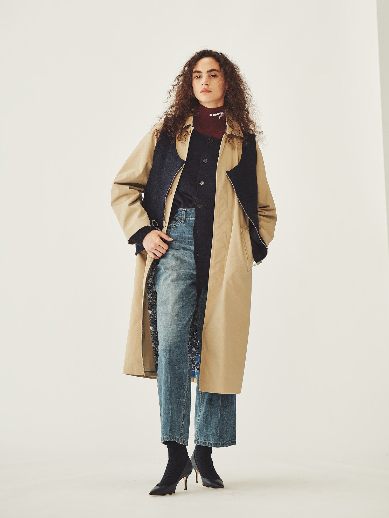 2025SS ロンハーマン別注 pillings ピリングス 立体シャツブラウス 2025SS ロンハーマン別注 pillings ピリングス 立体シャツブラウス