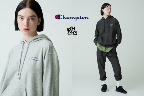 RHC ロンハーマン デニム調 スエット RHC Ron Herman】デイリーに着回しを楽しめる“Champion for RHC