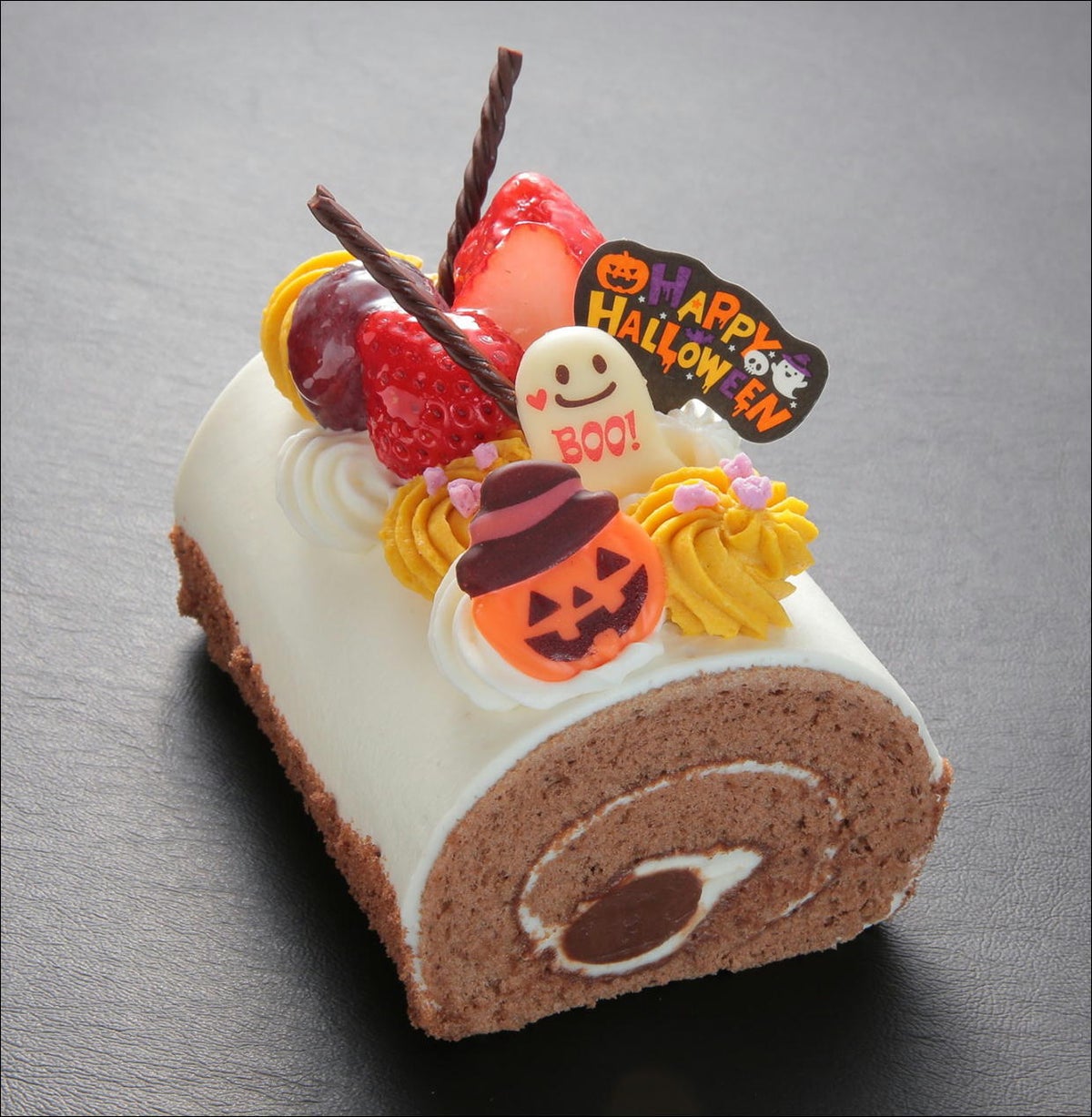 チョコレートとフルーツで可愛く仕上げました!